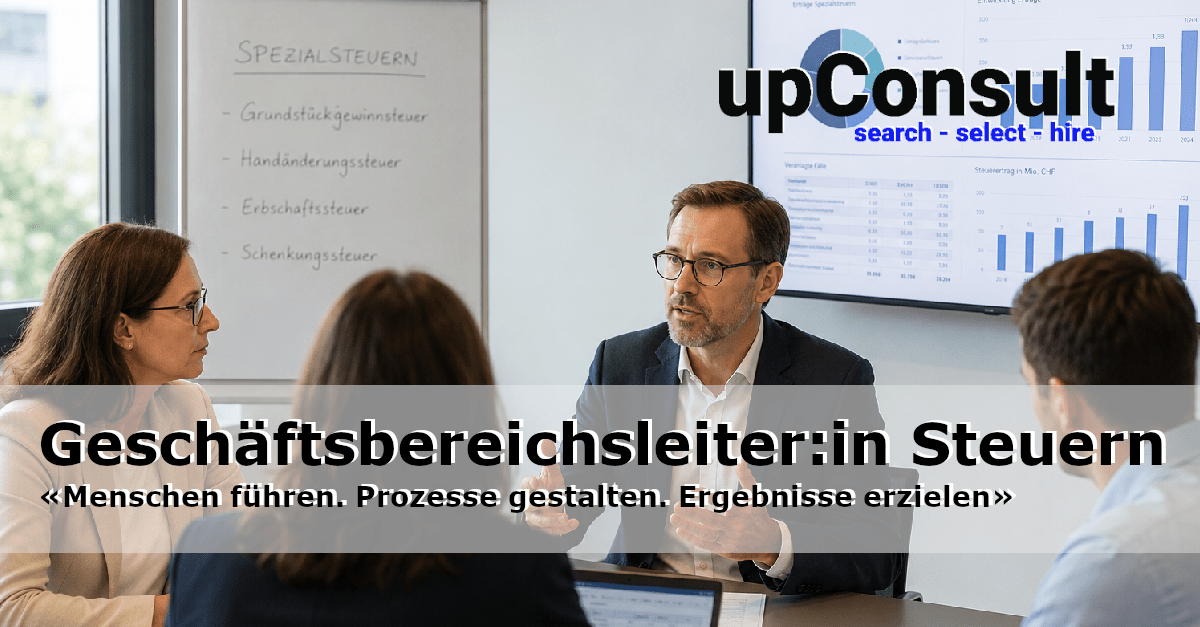 Du betrachtest gerade Geschäftsbereichsleiter:in Steuern
